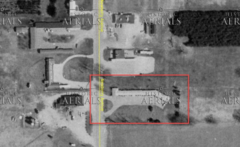 Vacationland Motel (Carousel Motel) - 1973 Aerial (newer photo)